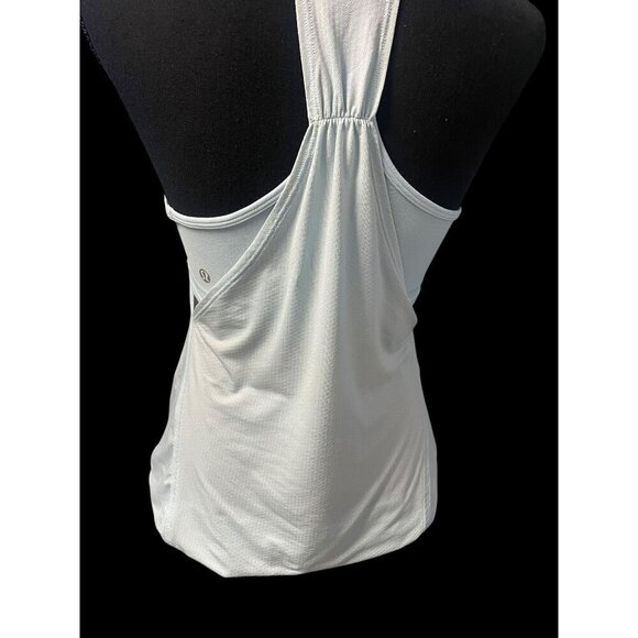 Lululemon No Limit Womens Light Blue Racerback Tank Top, Outdoors, Hiking, Size - Picture 6 of 12